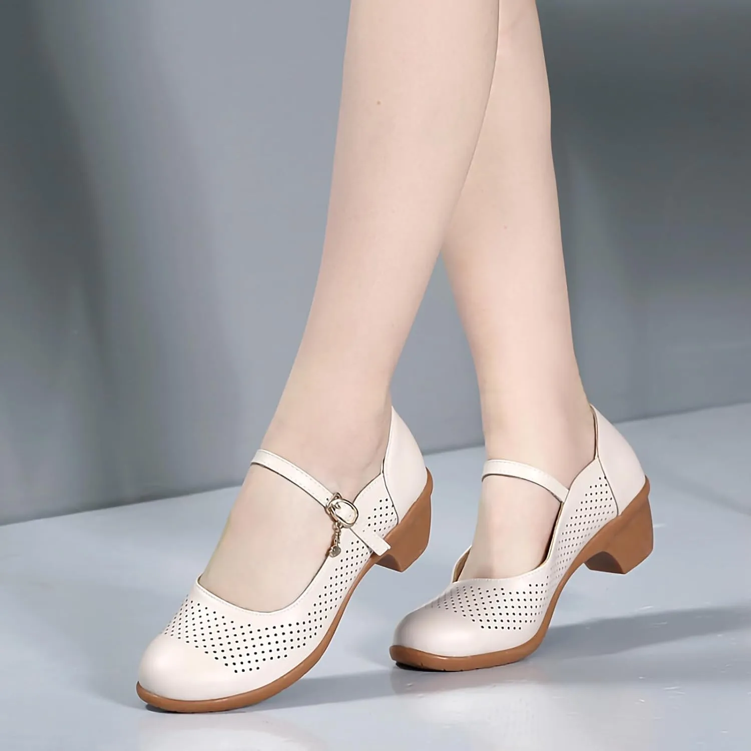 AOQUNFS Womens Dance Sneakers Ballroom Modern Salsa Latin Jazz Practice Dance Shoes,Model CCZ-217