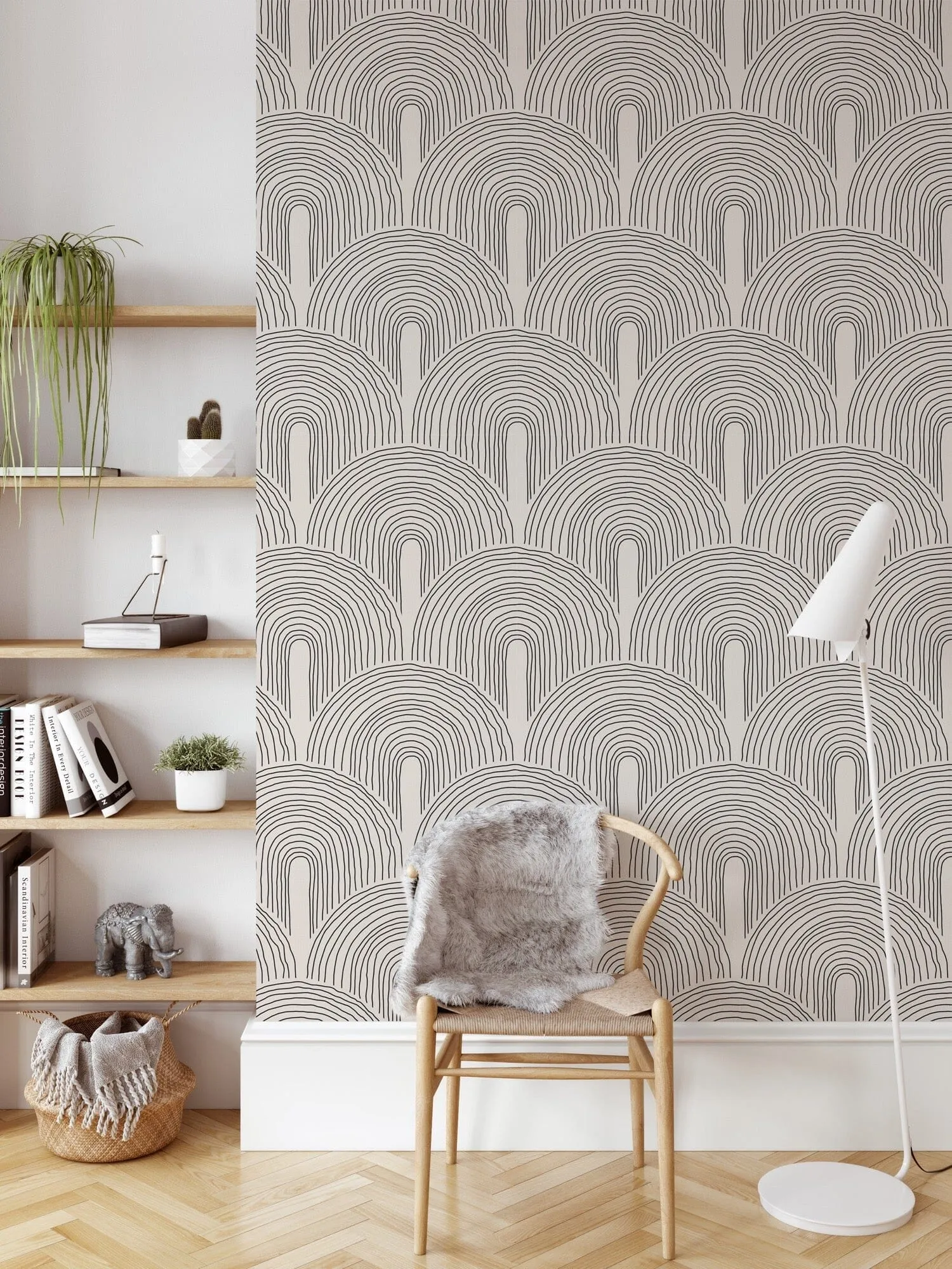 Arch Trendy Minimalist Wallpaper