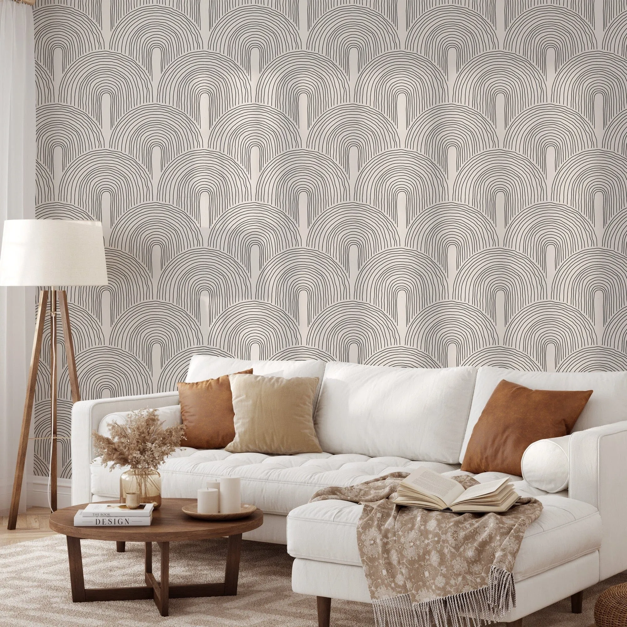 Arch Trendy Minimalist Wallpaper