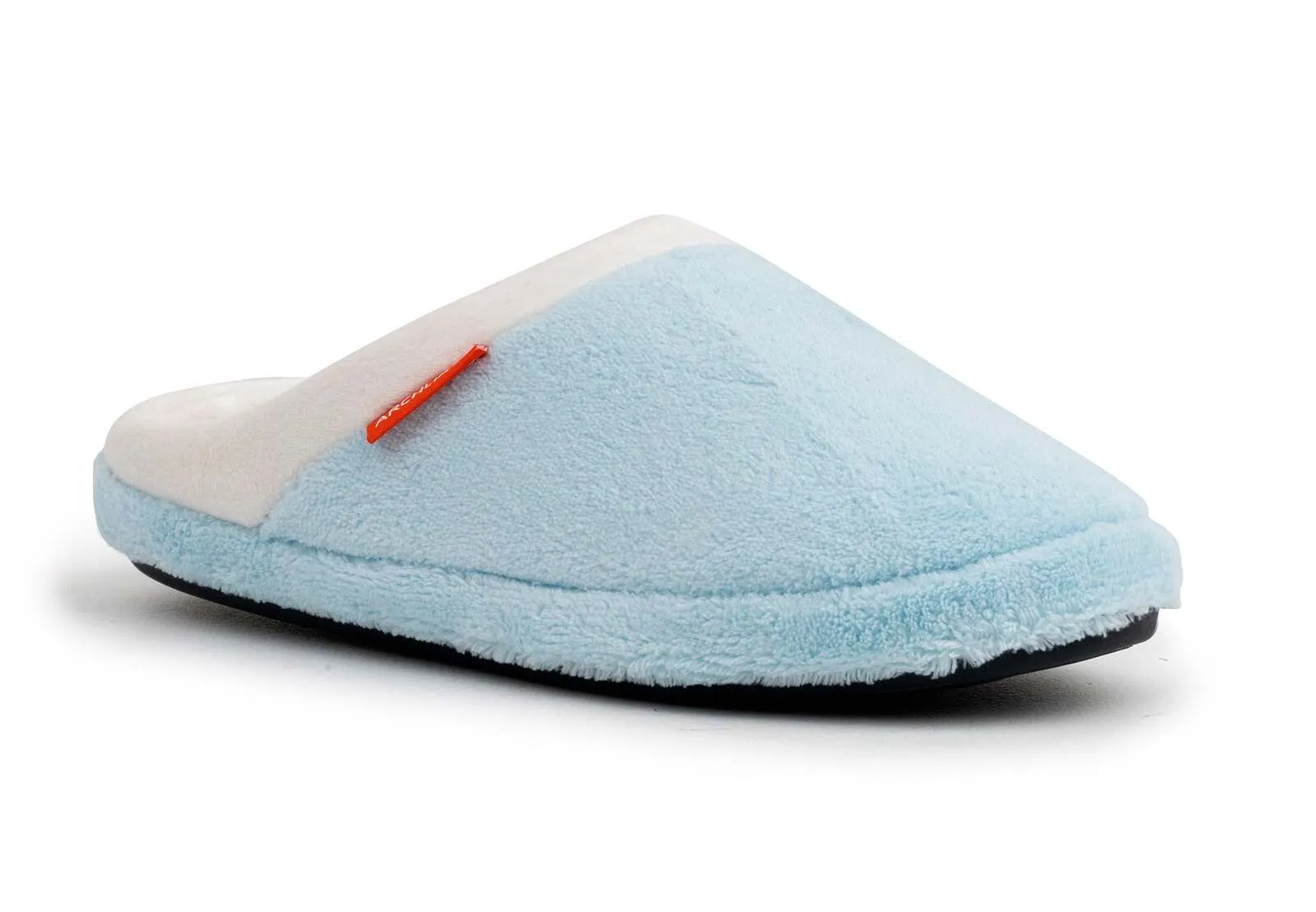 ARCHLINE Orthotic Slippers Slip On Arch Scuffs Pain Relief Moccasins - Baby Blue - EU 39