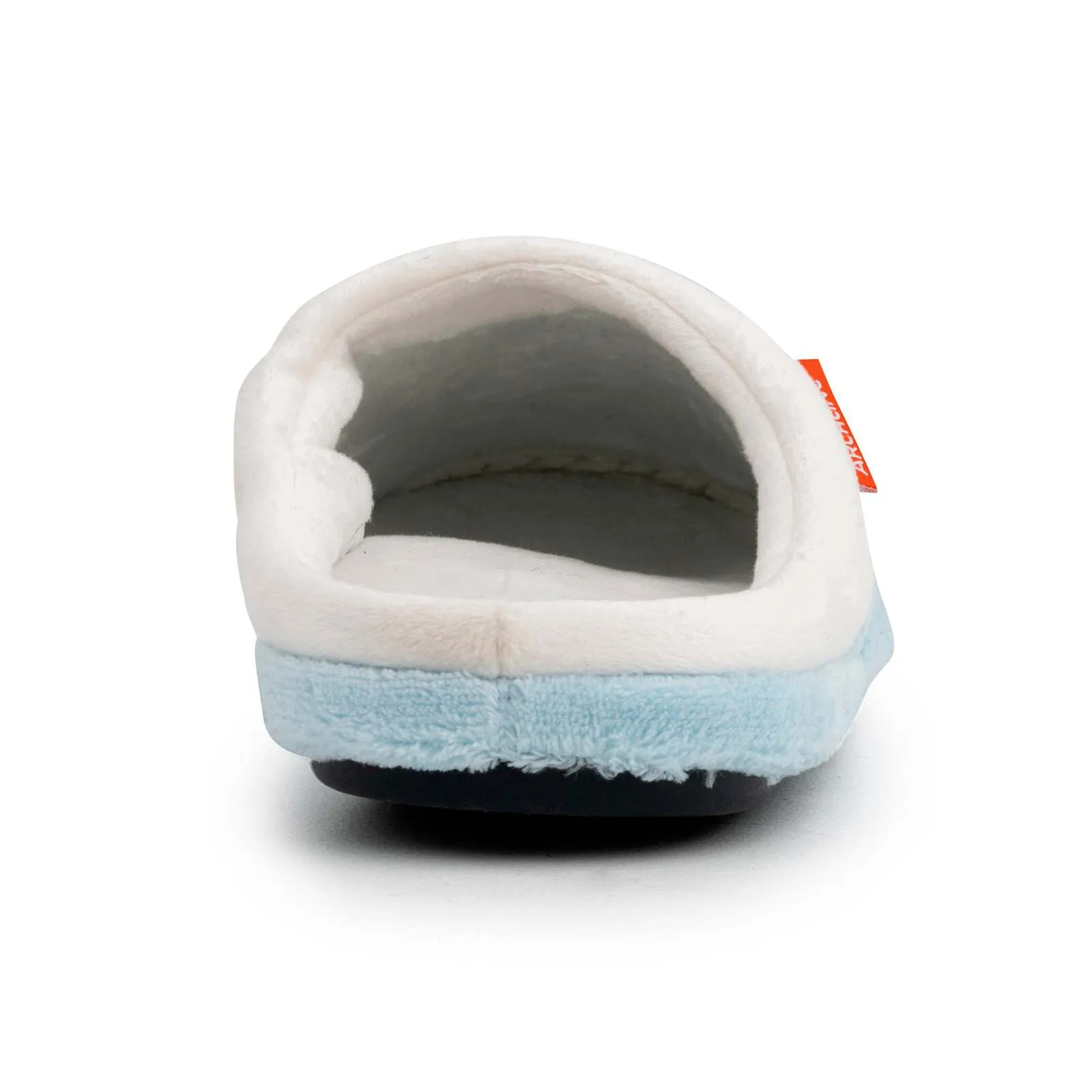 ARCHLINE Orthotic Slippers Slip On Arch Scuffs Pain Relief Moccasins - Baby Blue - EU 40