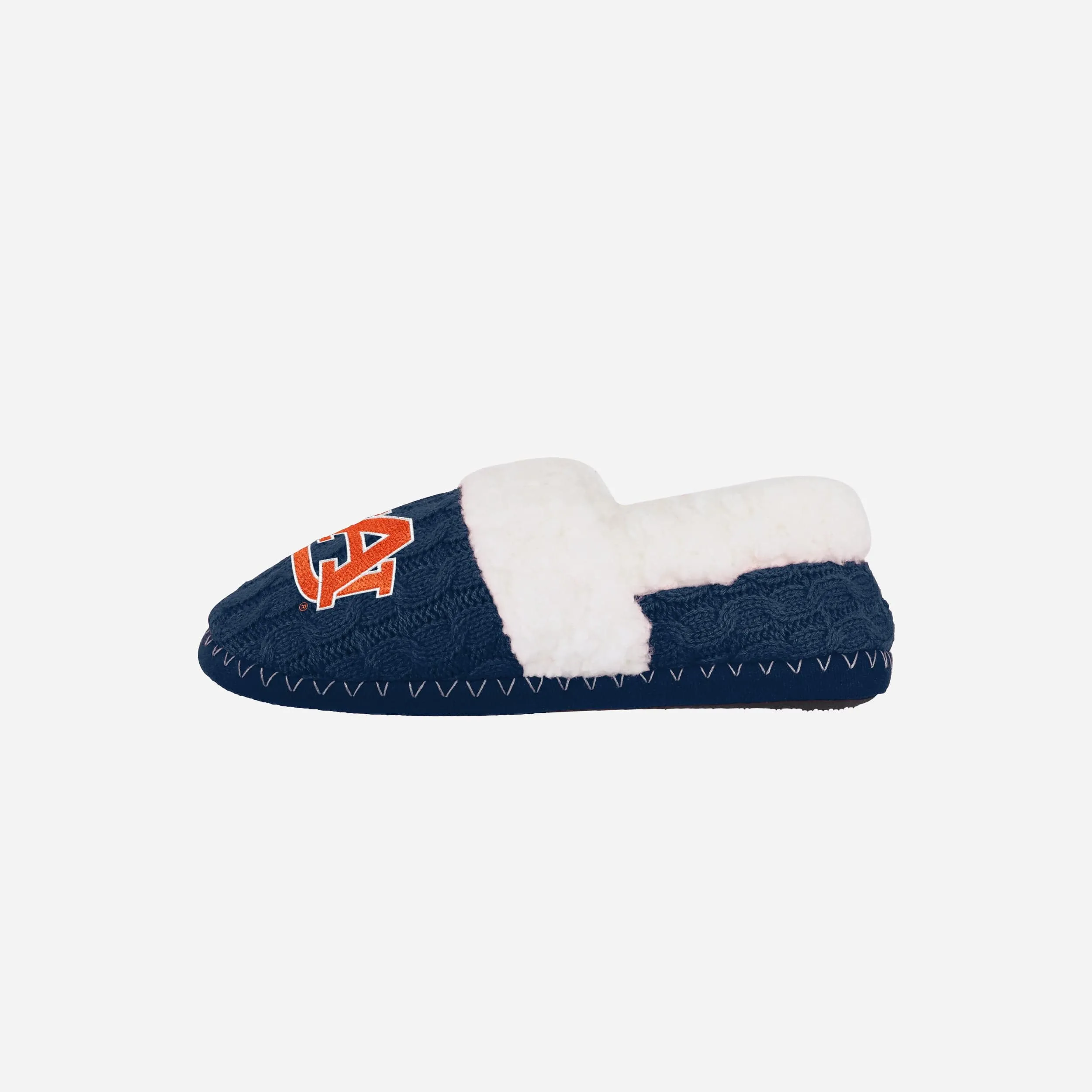 Auburn Tigers Womens Team Color Moccasin Slipper