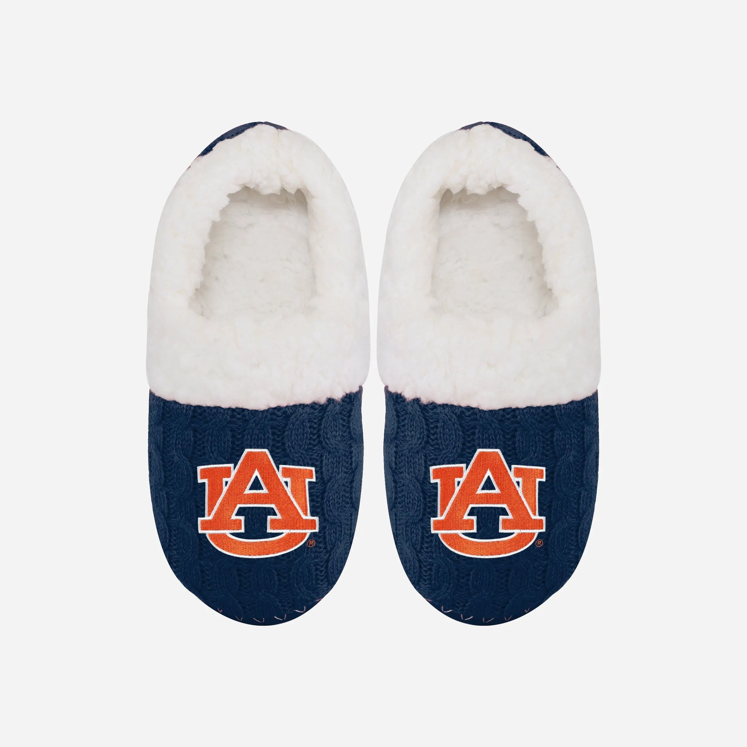 Auburn Tigers Womens Team Color Moccasin Slipper