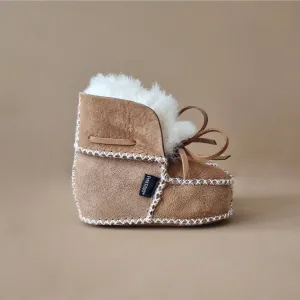 Baby - Lammy Booties - Caramel