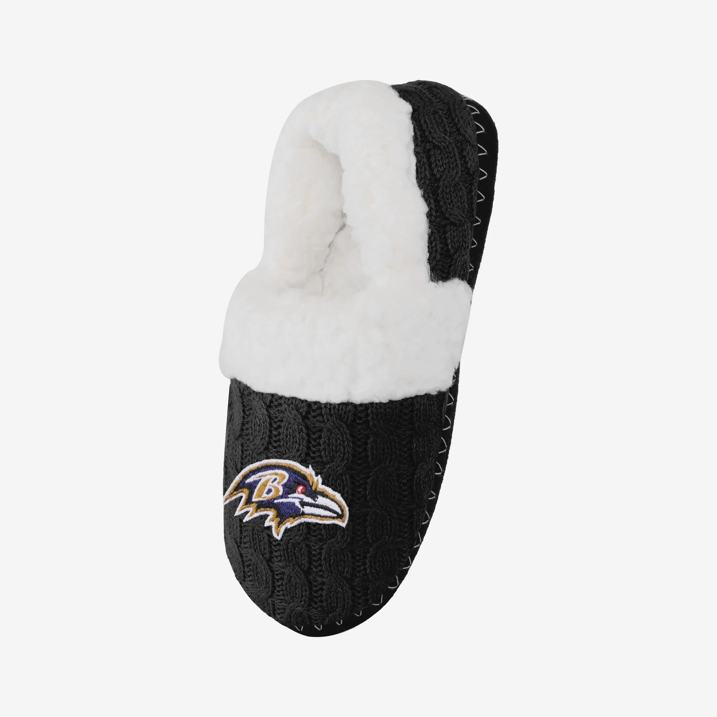 Baltimore Ravens Womens Team Color Moccasin Slipper