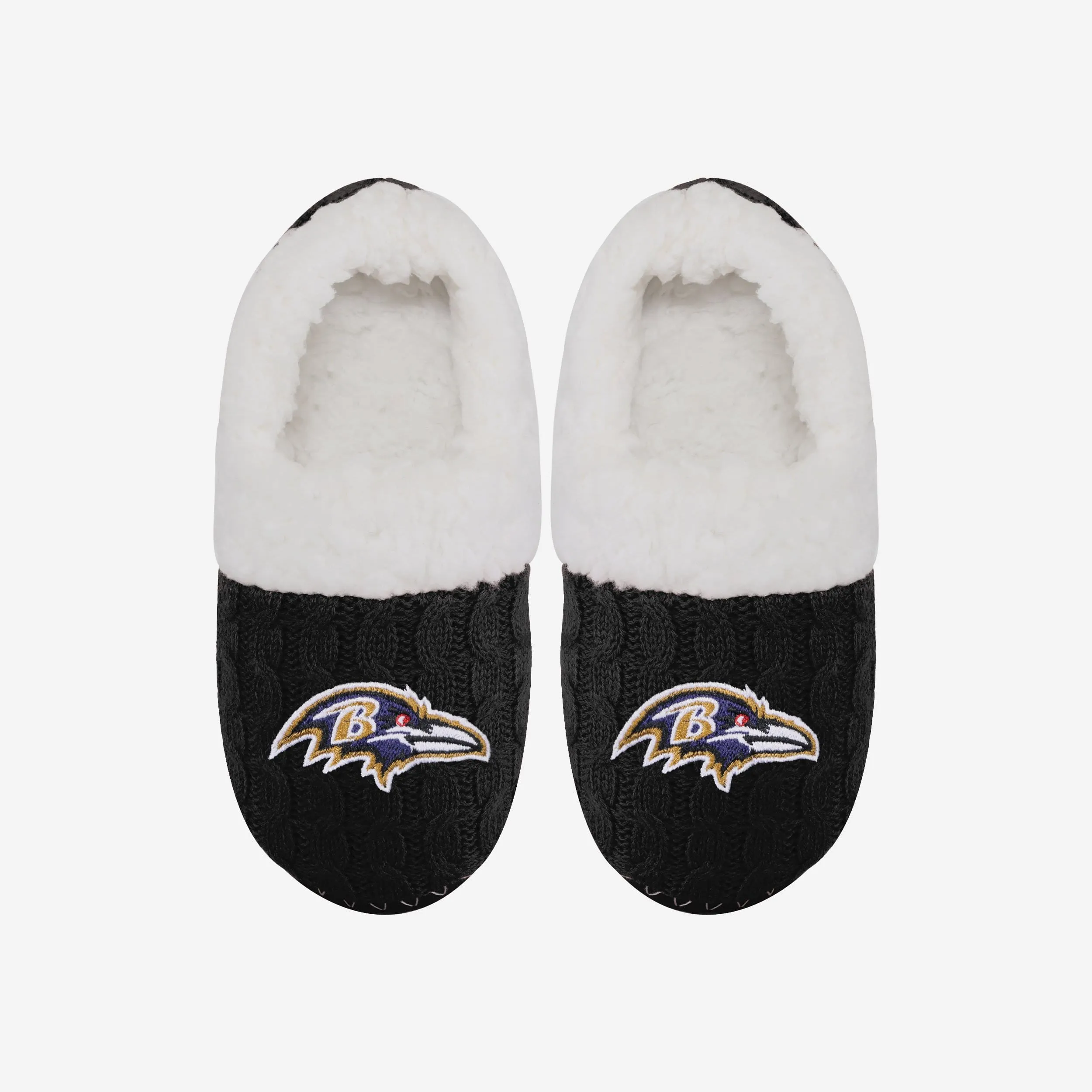 Baltimore Ravens Womens Team Color Moccasin Slipper