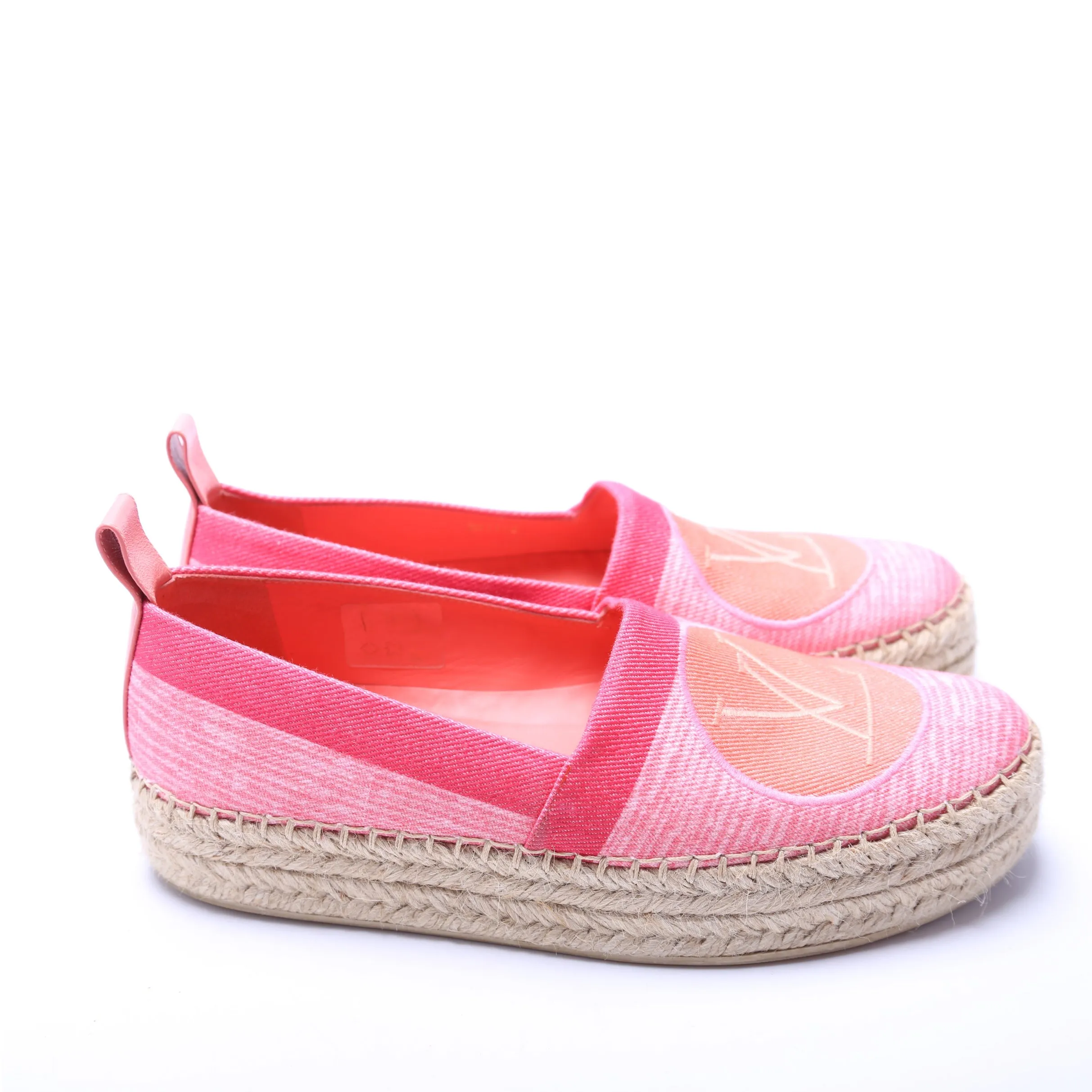 Blue Shore Canvas Espadrilles Size 37