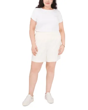 Brylie Rumple Twill Short | NEW IVORY