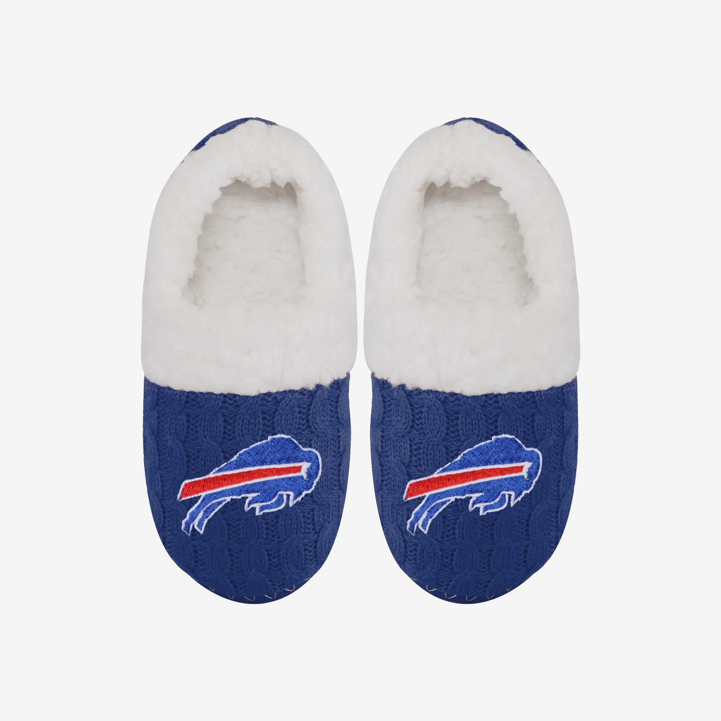 Buffalo Bills Womens Team Color Moccasin Slipper