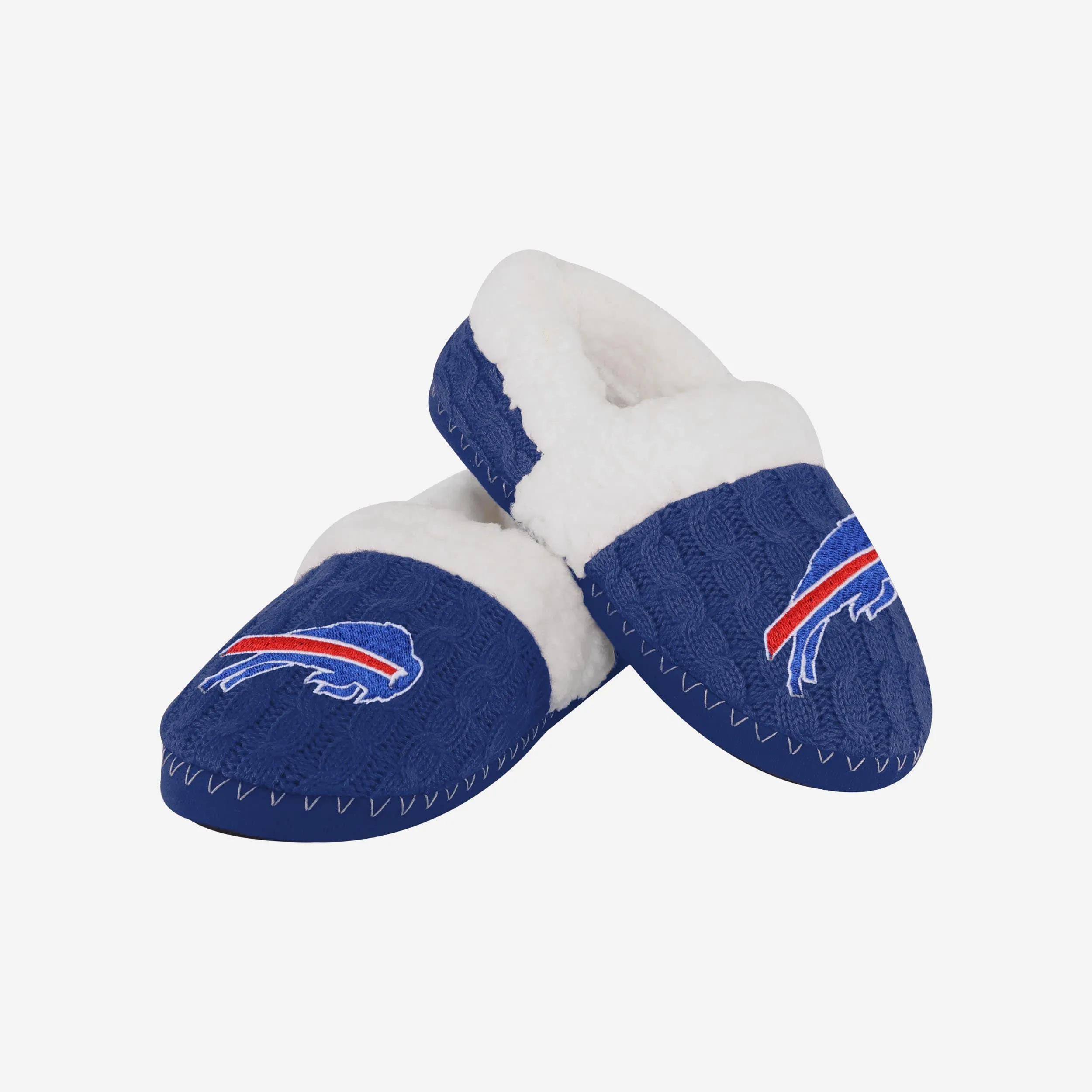Buffalo Bills Womens Team Color Moccasin Slipper