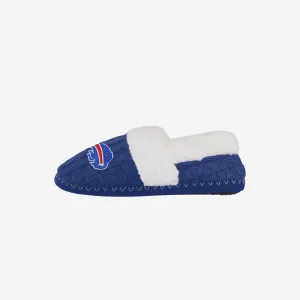 Buffalo Bills Womens Team Color Moccasin Slipper