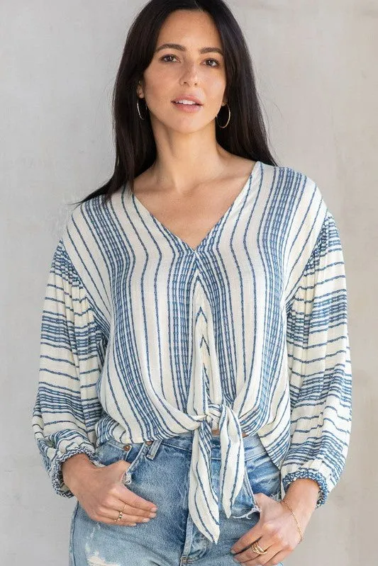 Cosima Tie Front Top