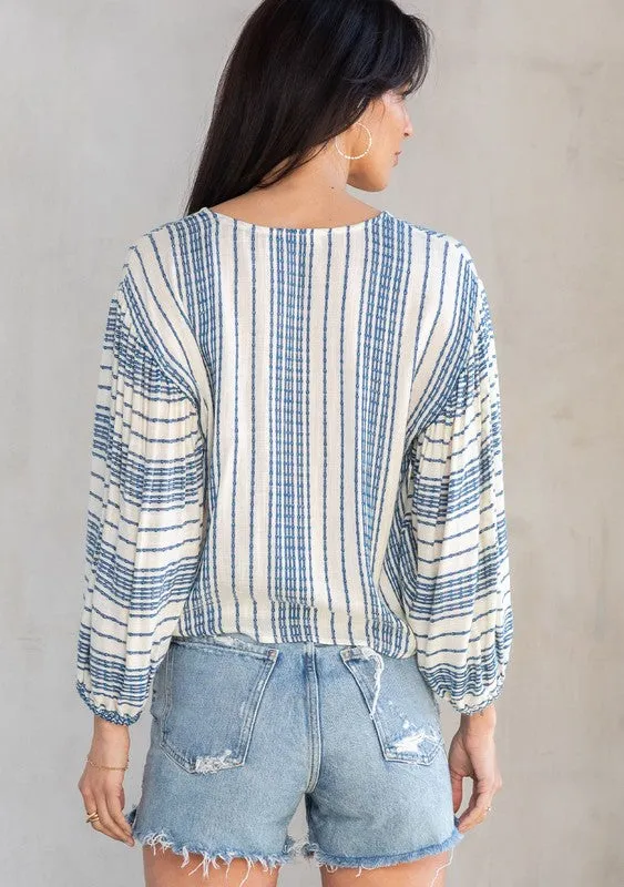Cosima Tie Front Top