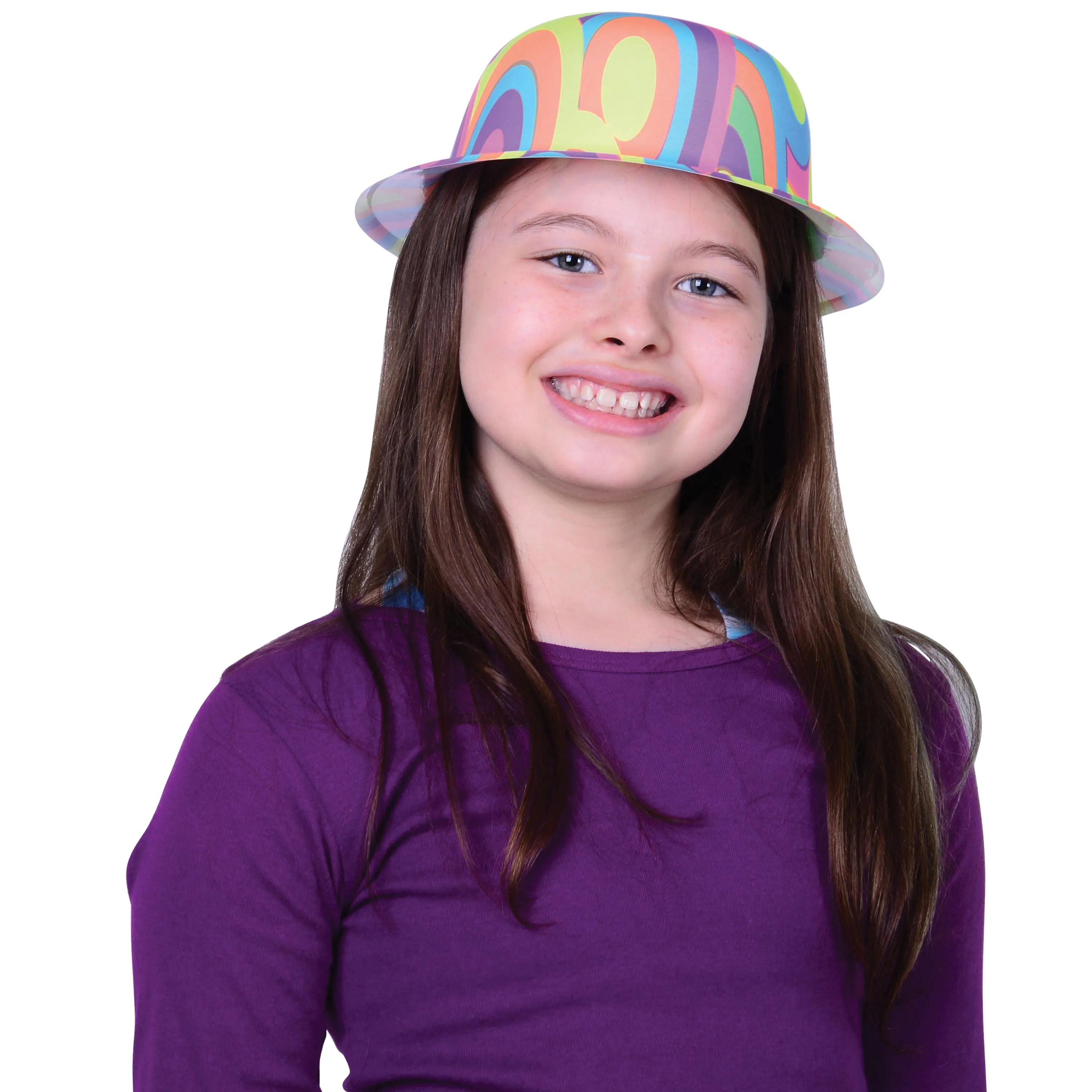 Costume Rainbow Derbies (One Dozen)