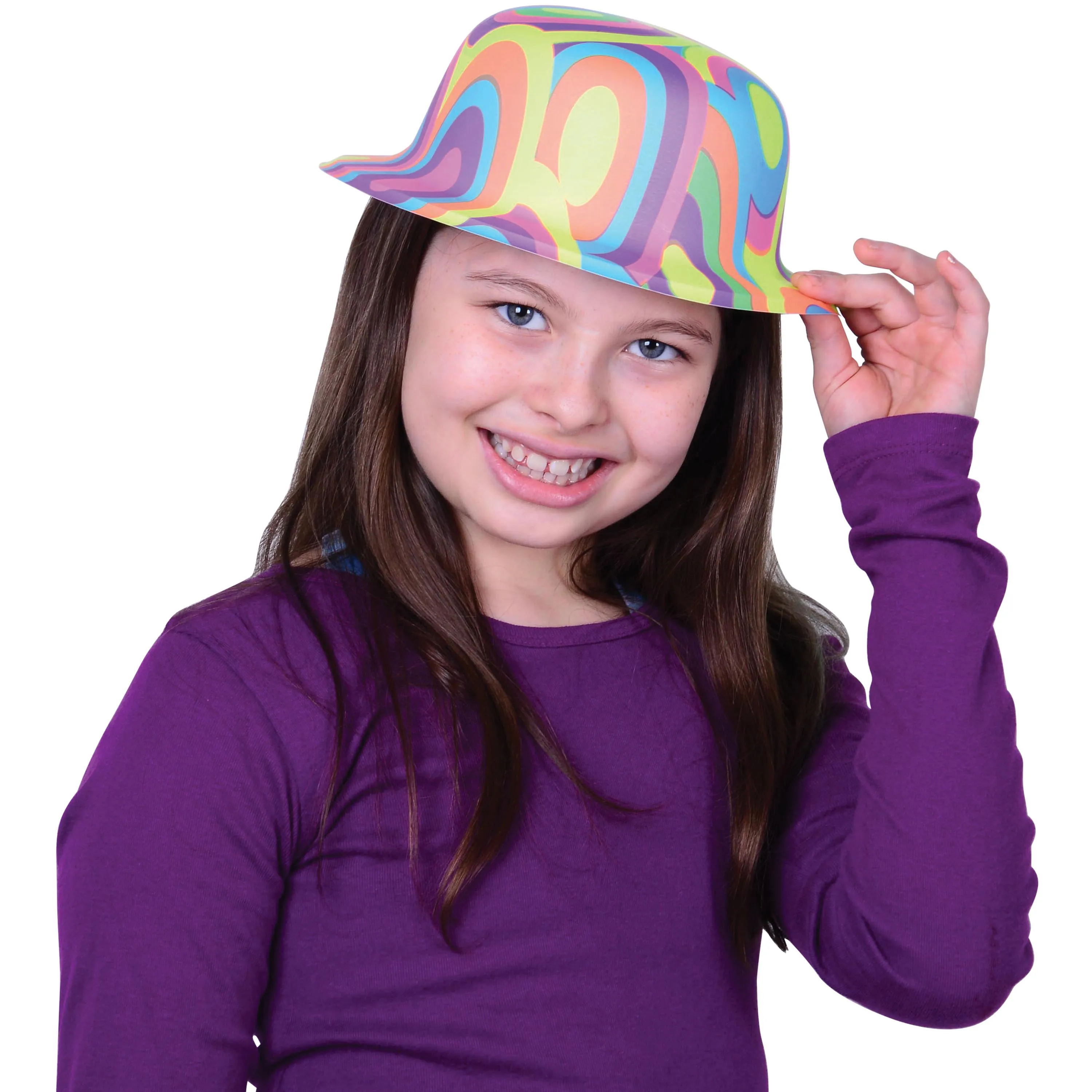 Costume Rainbow Derbies (One Dozen)