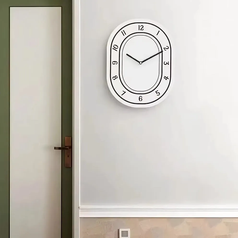 Creative Minimalist White Wall Clock
