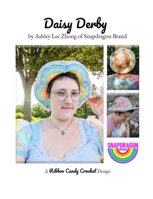 'Daisy Derby' Hat Downloadable Crochet Pattern