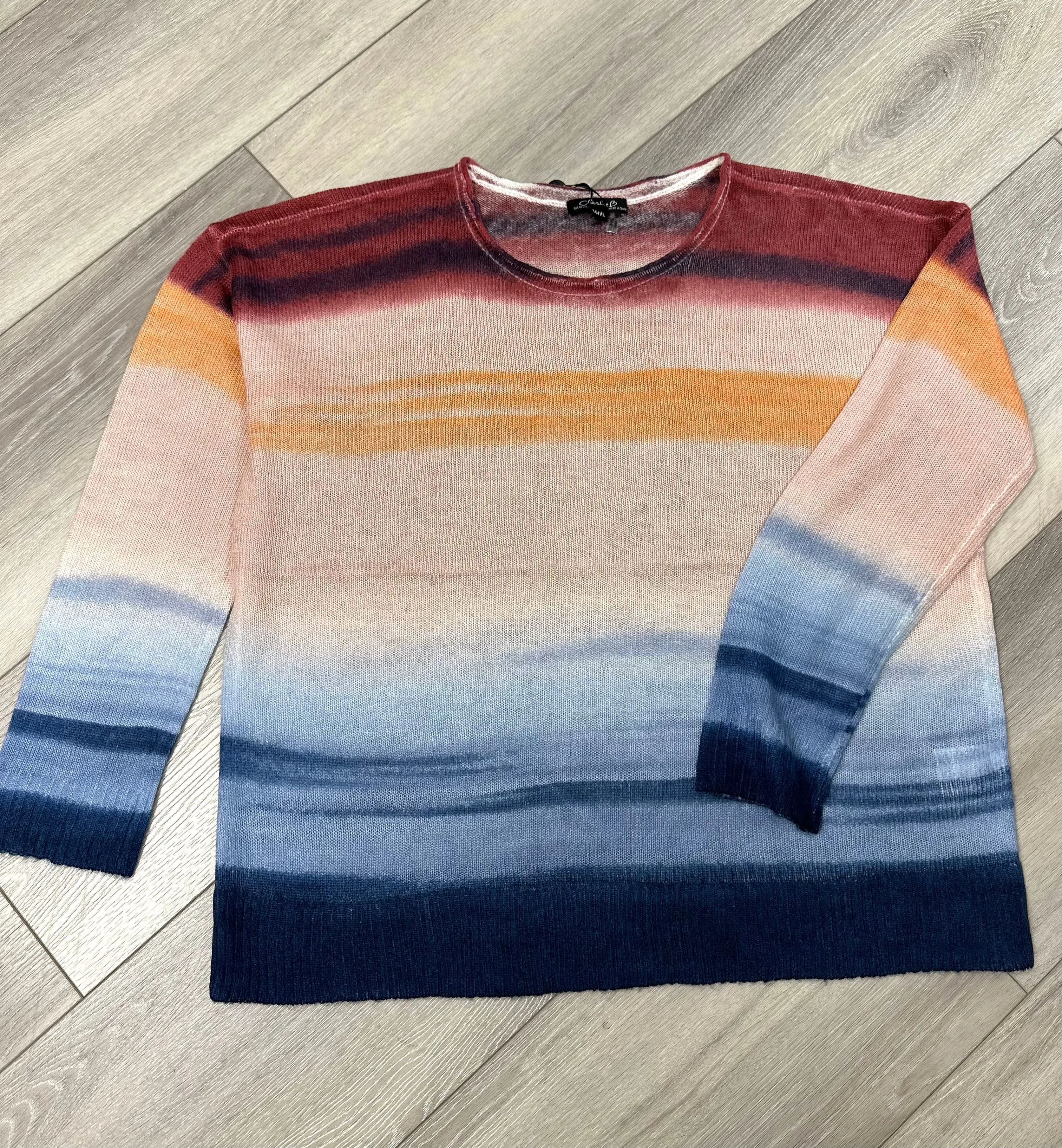 Day and Night Watercolor Sweater