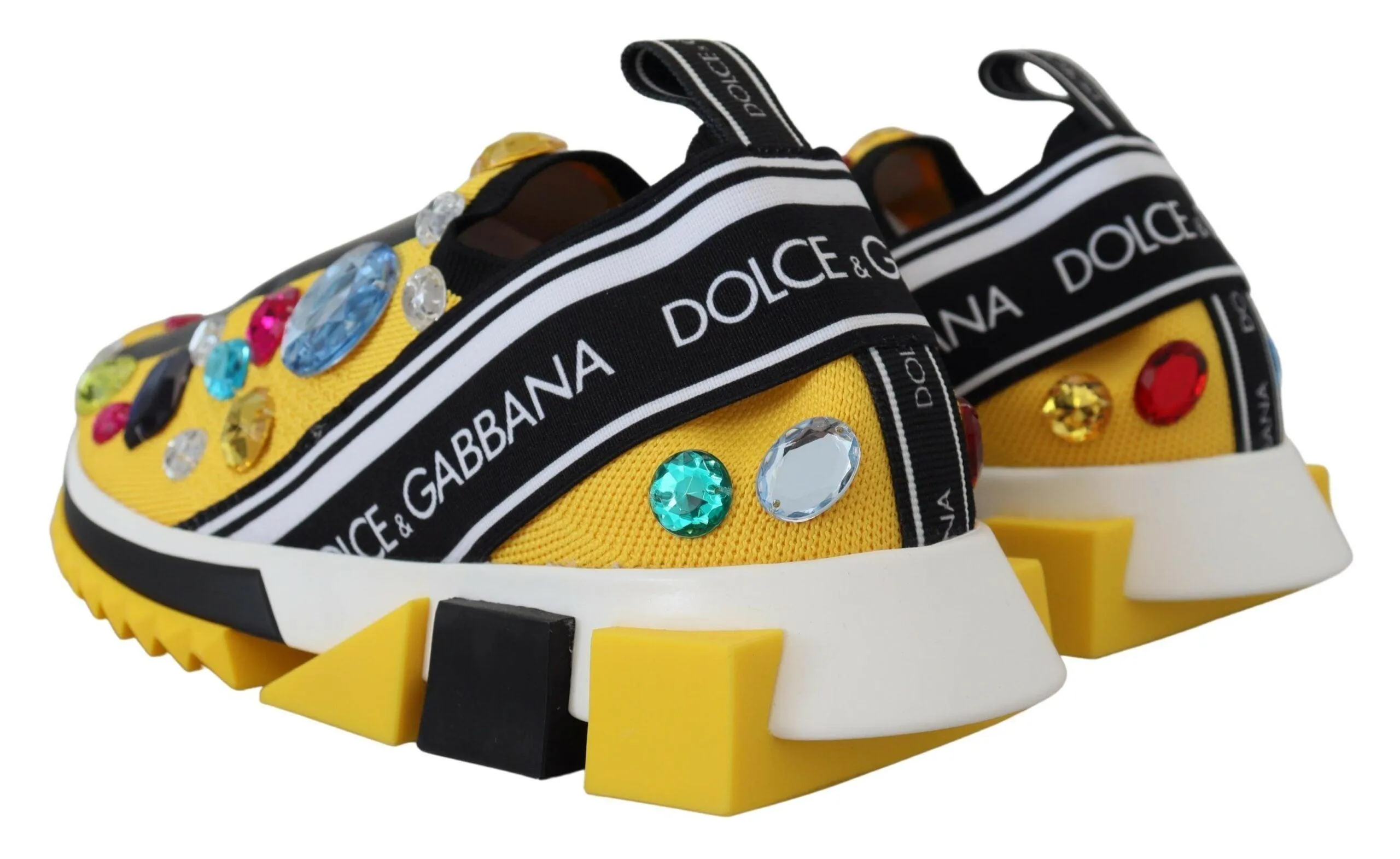 Dolce & Gabbana Gul Sorrento Krystal Sneakers
