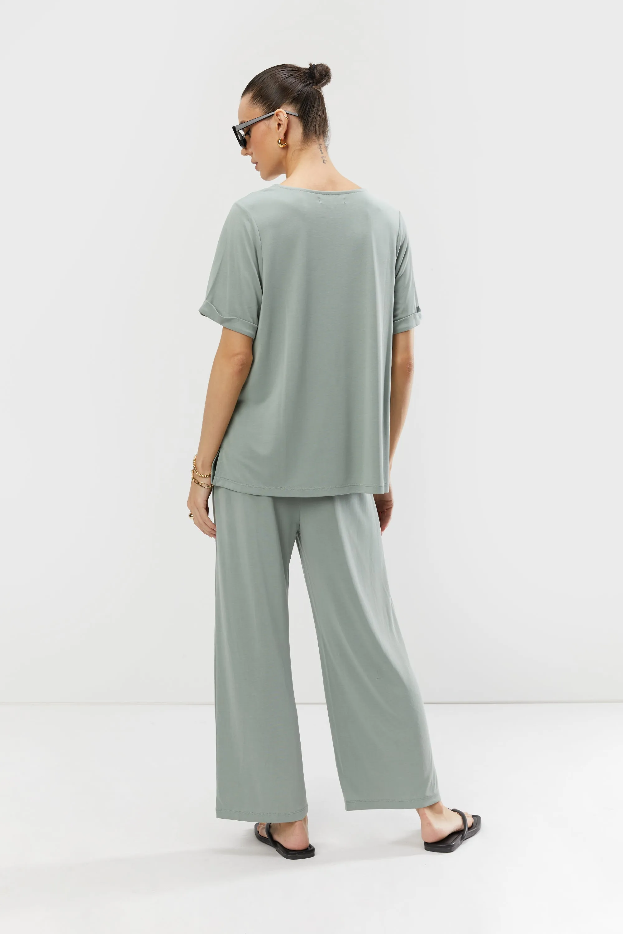 ELASTIC WAIST TROUSER