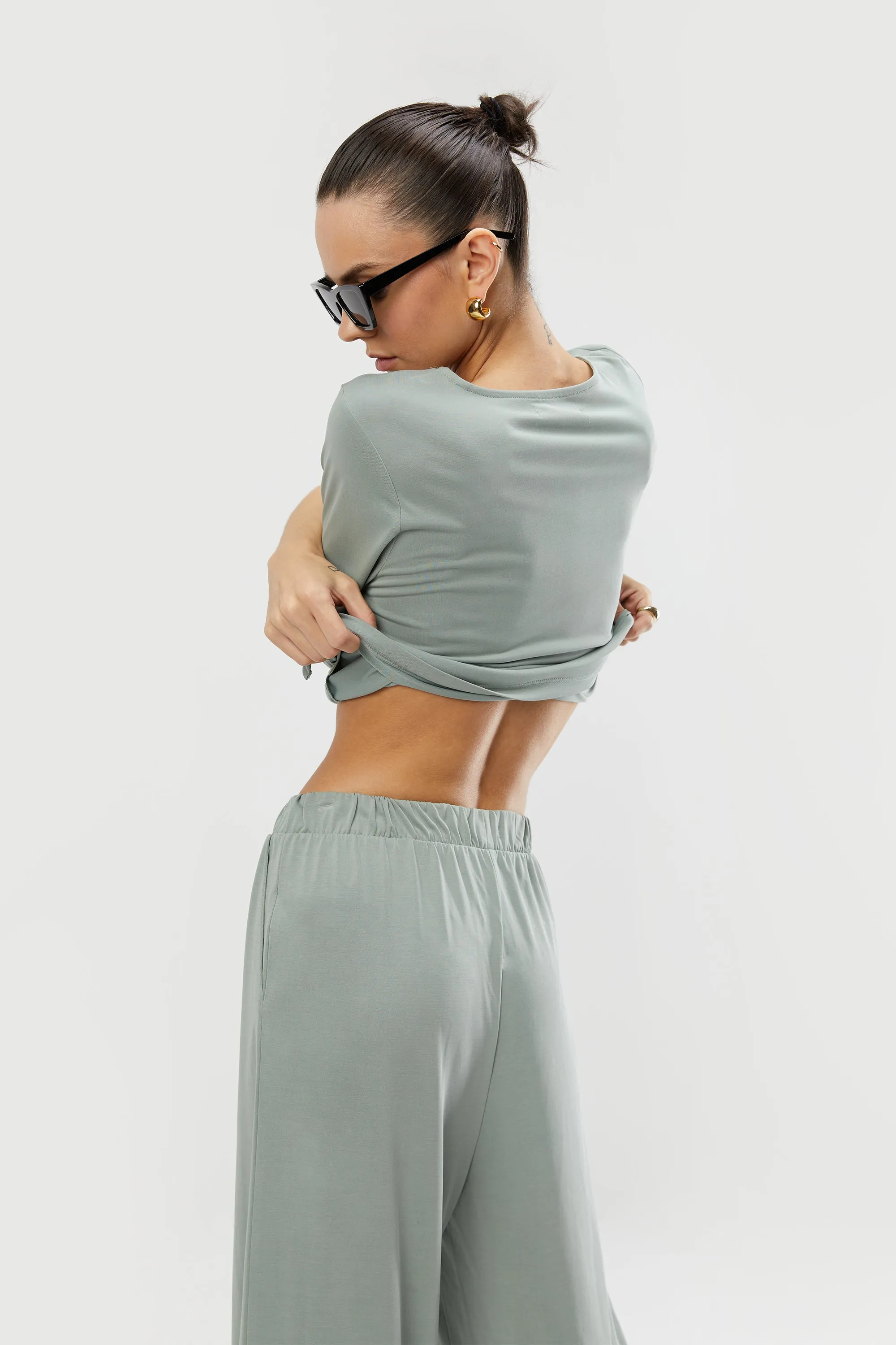 ELASTIC WAIST TROUSER
