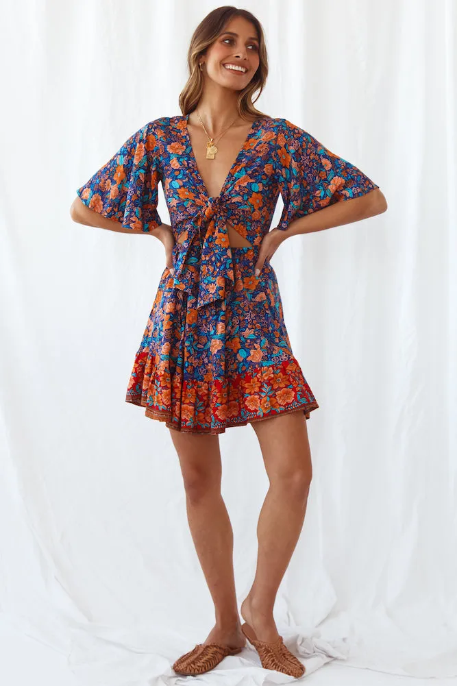 Flying International Dress Navy