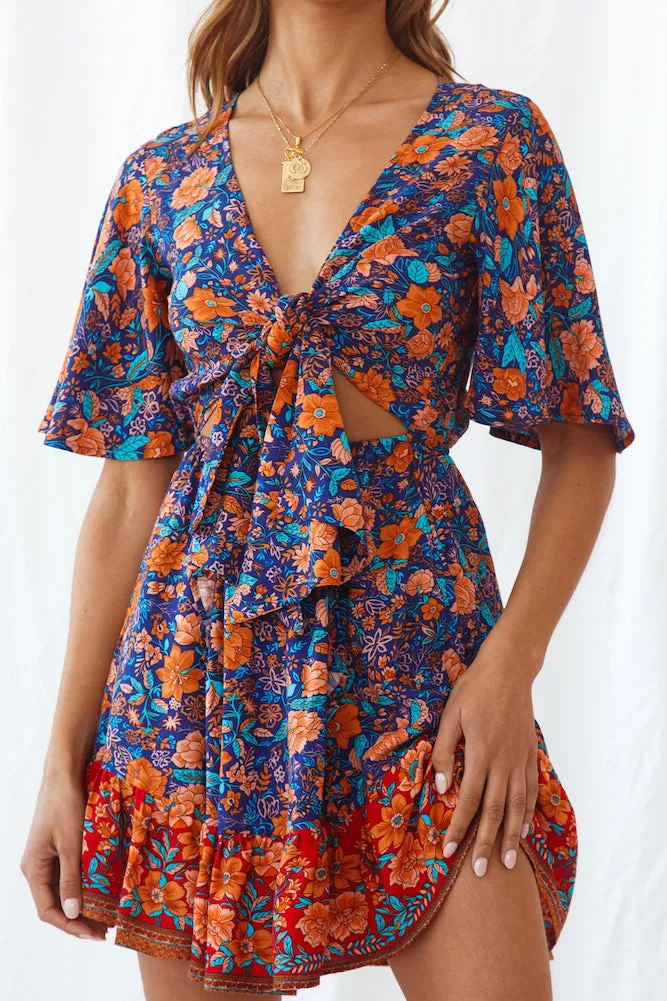 Flying International Dress Navy