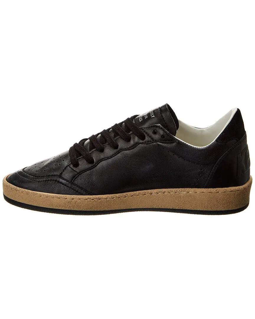 Golden Goose Ballstar Leather & Glitter Sneaker