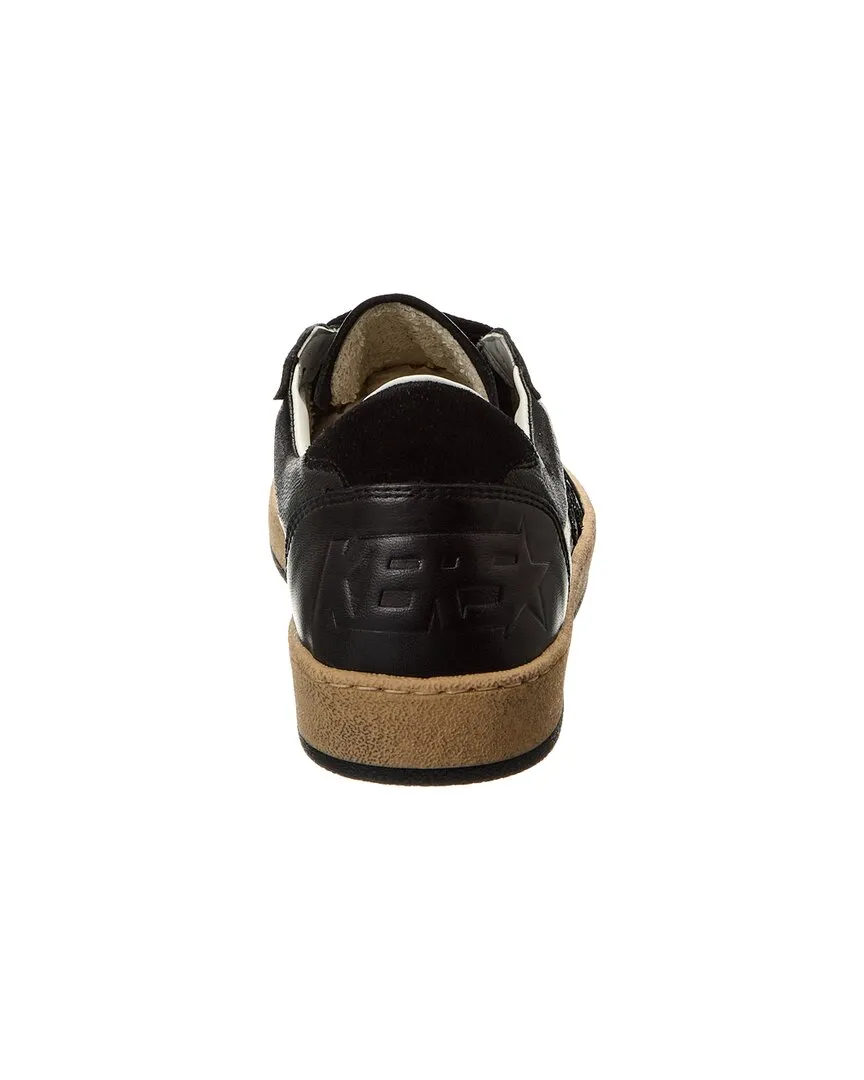 Golden Goose Ballstar Leather & Glitter Sneaker