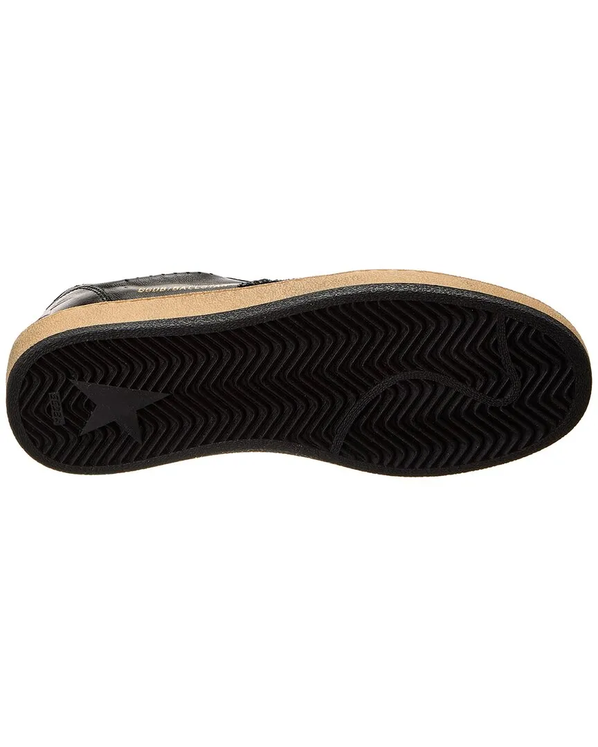 Golden Goose Ballstar Leather & Glitter Sneaker