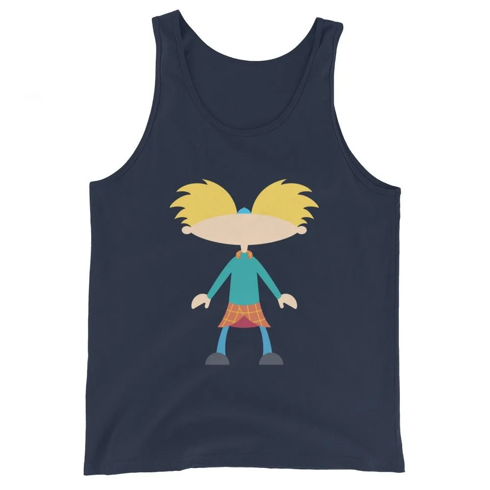 Hey Arnold! Minimalist Arnold Unisex Tank Top