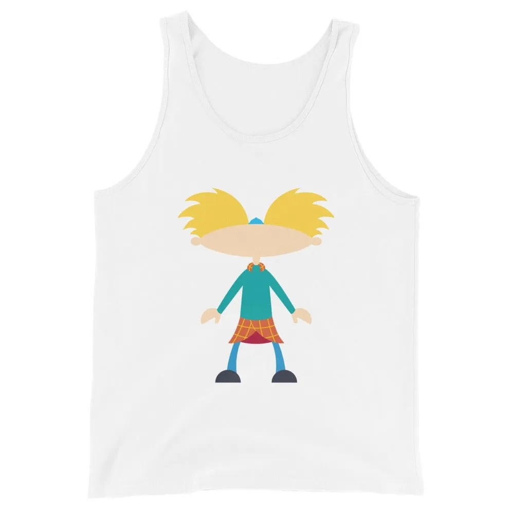 Hey Arnold! Minimalist Arnold Unisex Tank Top