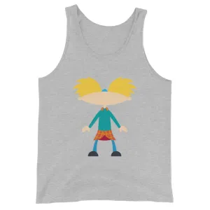 Hey Arnold! Minimalist Arnold Unisex Tank Top
