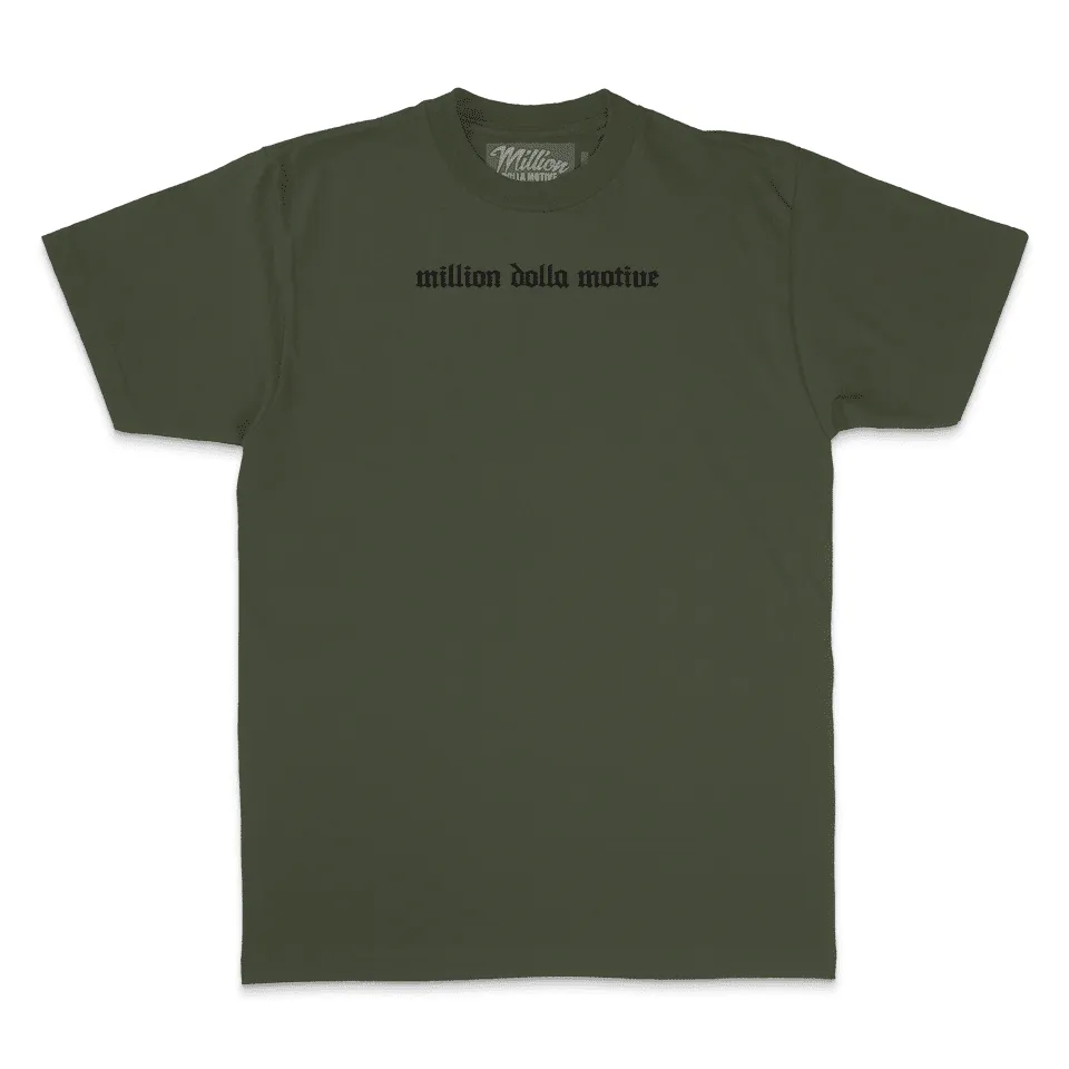 Hustle Builds Strong People - Olive T-Shirt