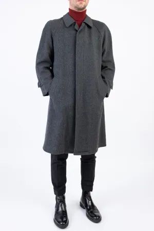 Mens Tiroler Loden Donegal Wool Coat, Size M