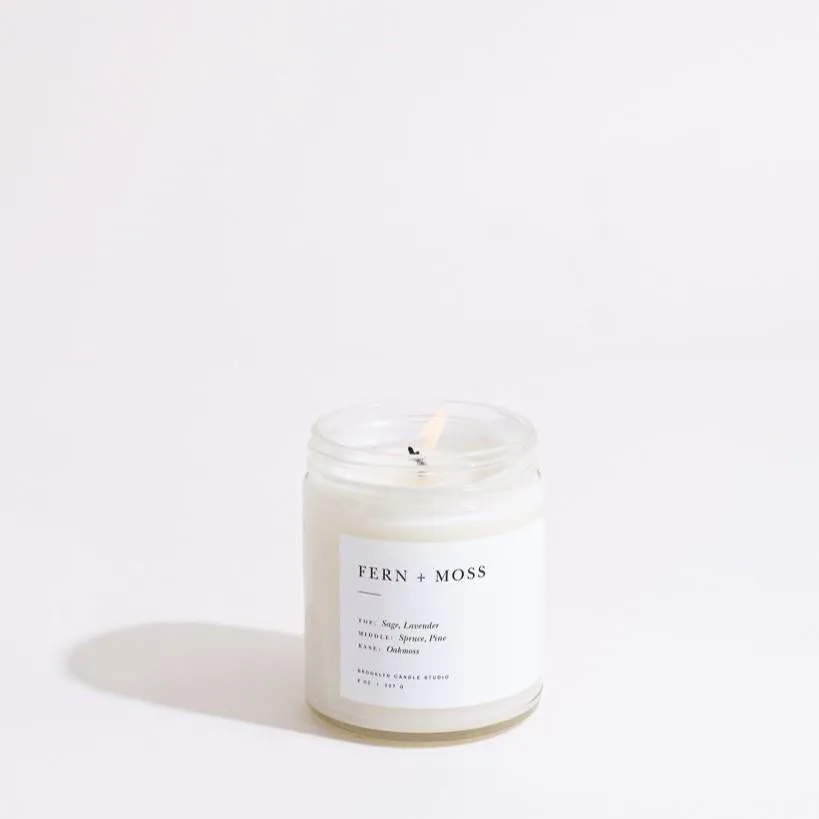 Minimalist Candle (Fern   Moss)