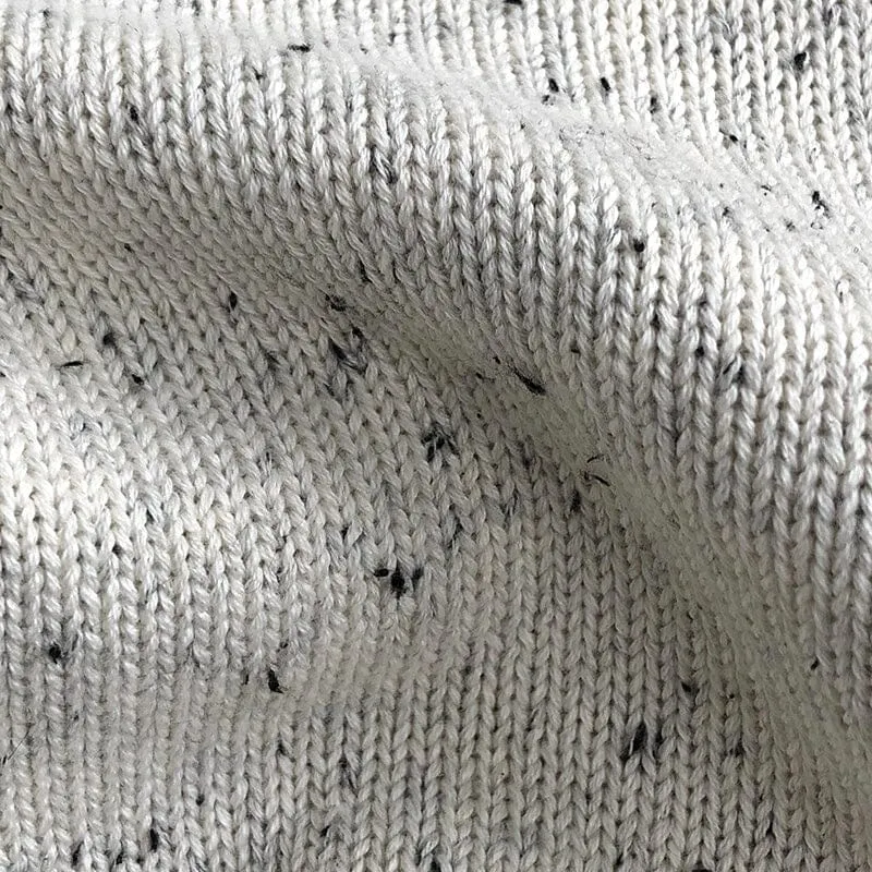 Minimalist Speckled Knit Sweater