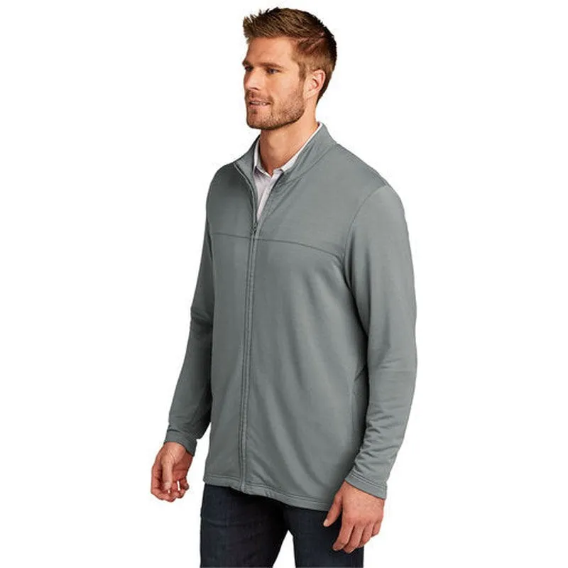 NEW - TravisMathew Newport Full-Zip Fleece - Quiet Shade Grey