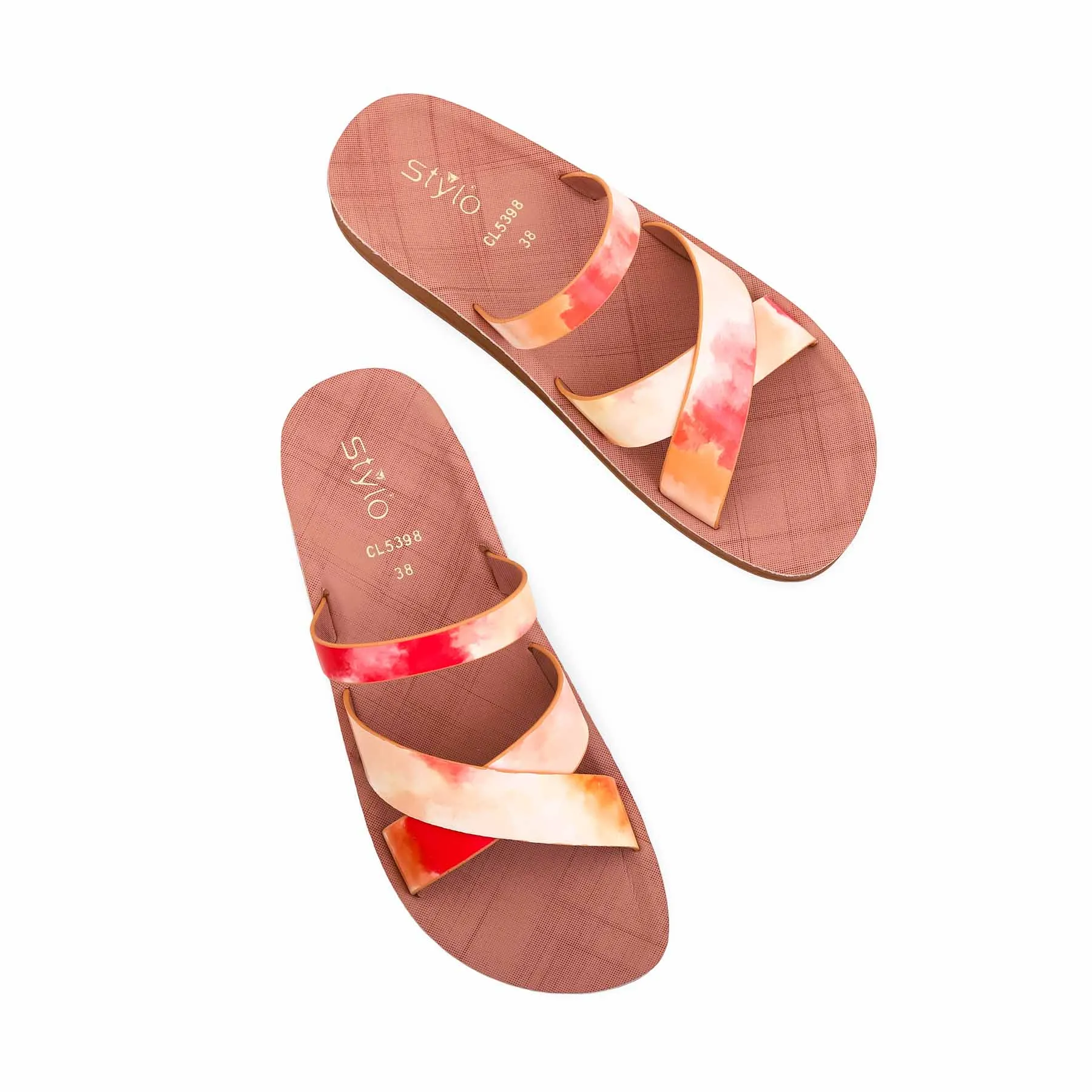 Peach Casual Sandals CL5398