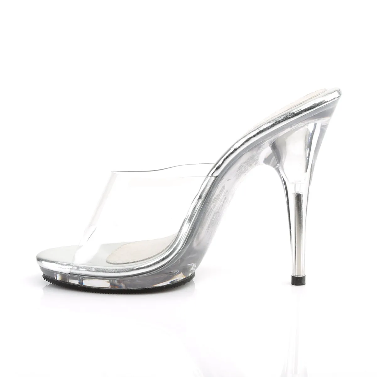 POISE-501 Fabulicious 5" Poise Clear Sexy Shoes (Posing Shoes)