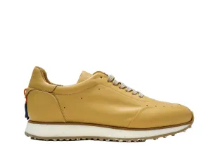 Roberto Serpentini Men's Beige Leather Sneaker MC3924 0% 3off