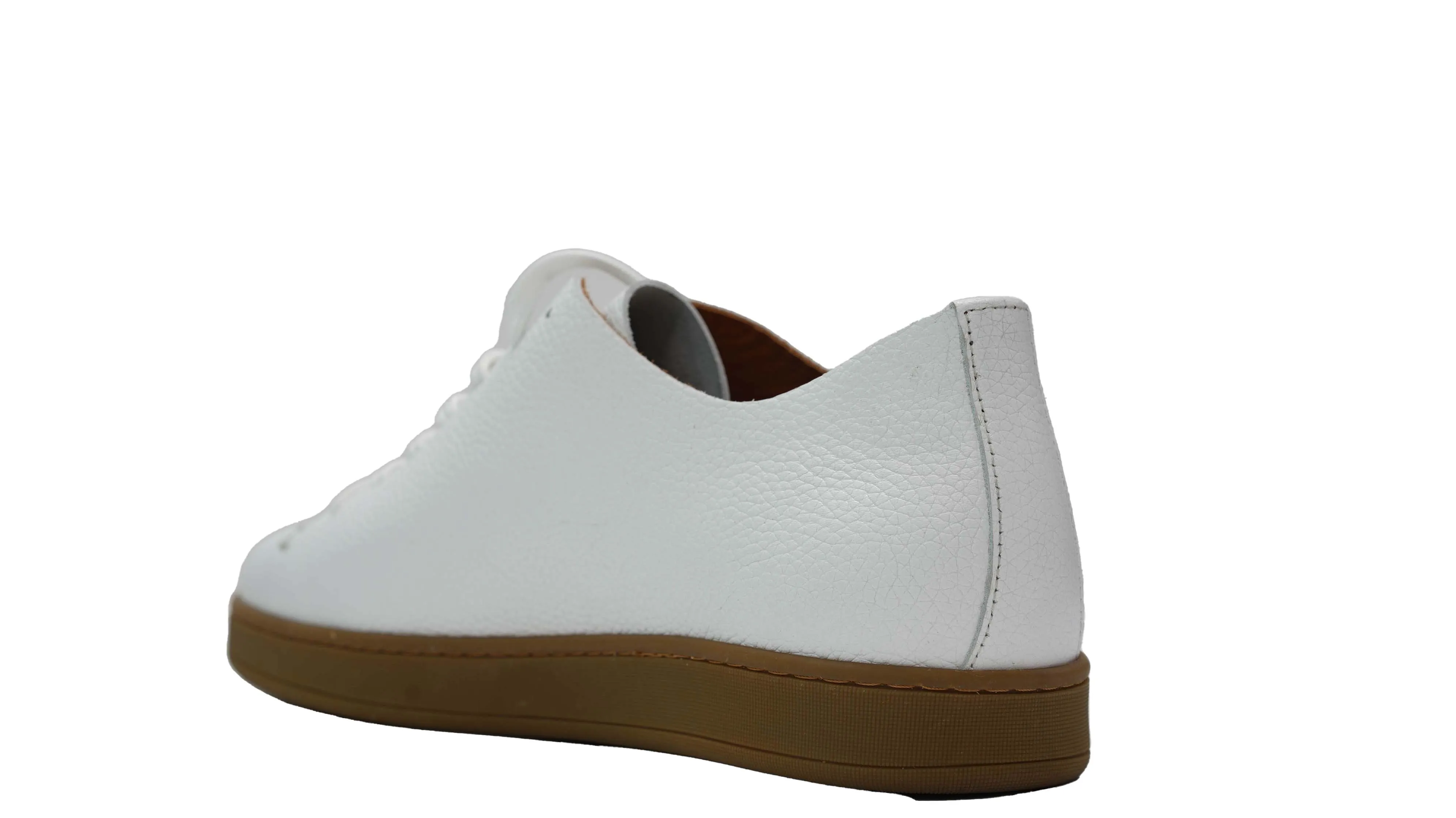 Roberto Serpentini Men's White Leather Lace Up 57000