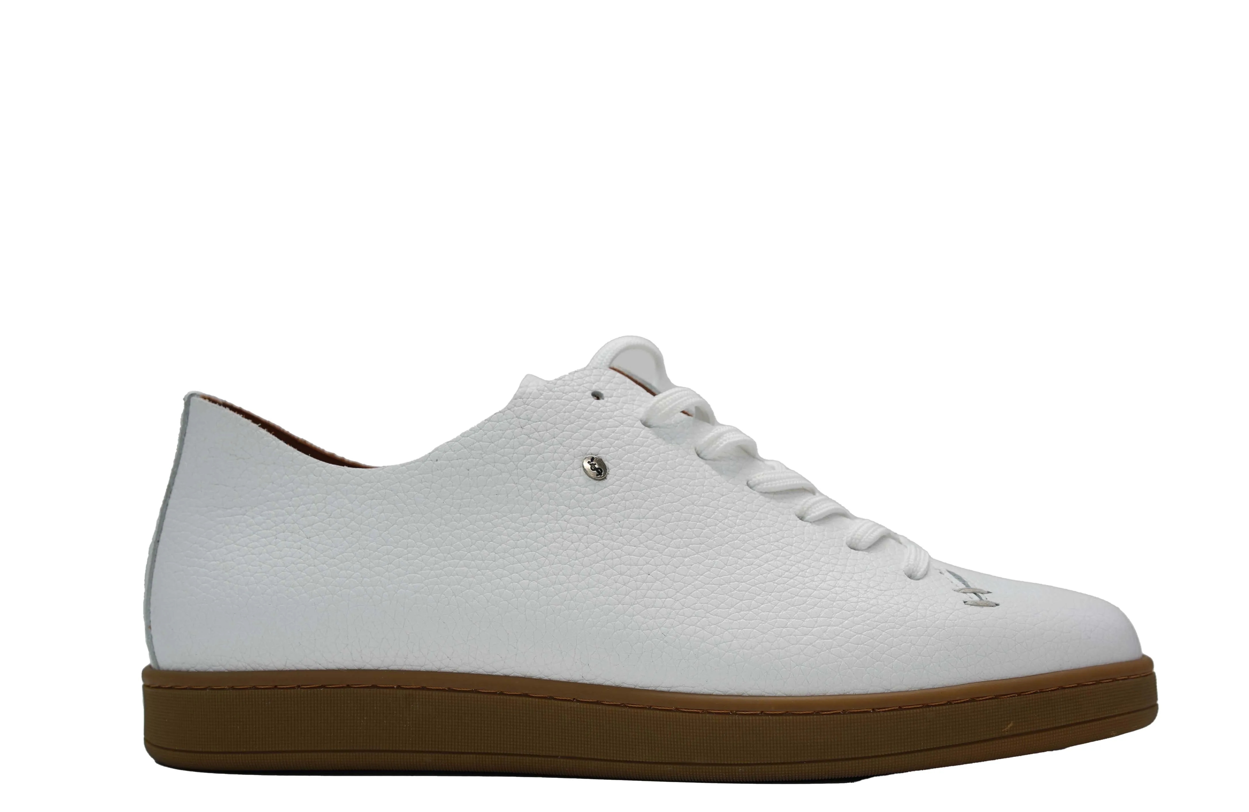Roberto Serpentini Men's White Leather Lace Up 57000