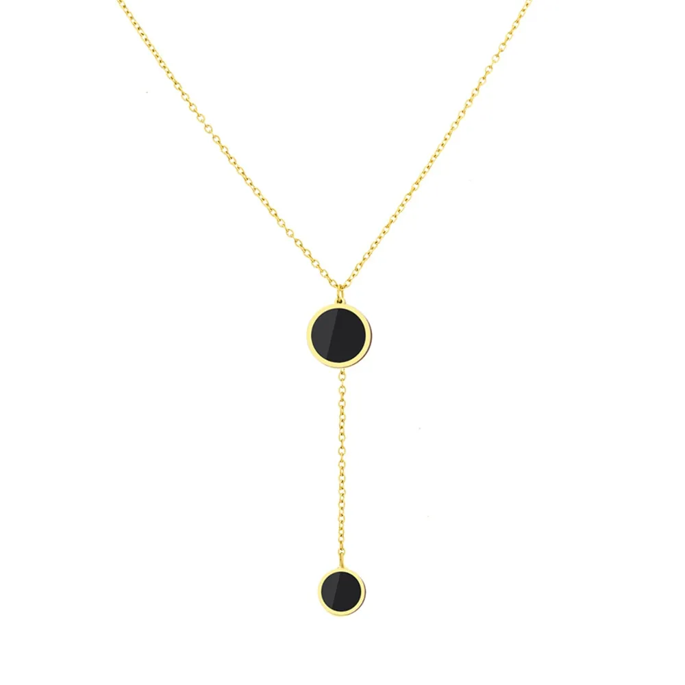 Round Minimalist Light Luxury Necklace