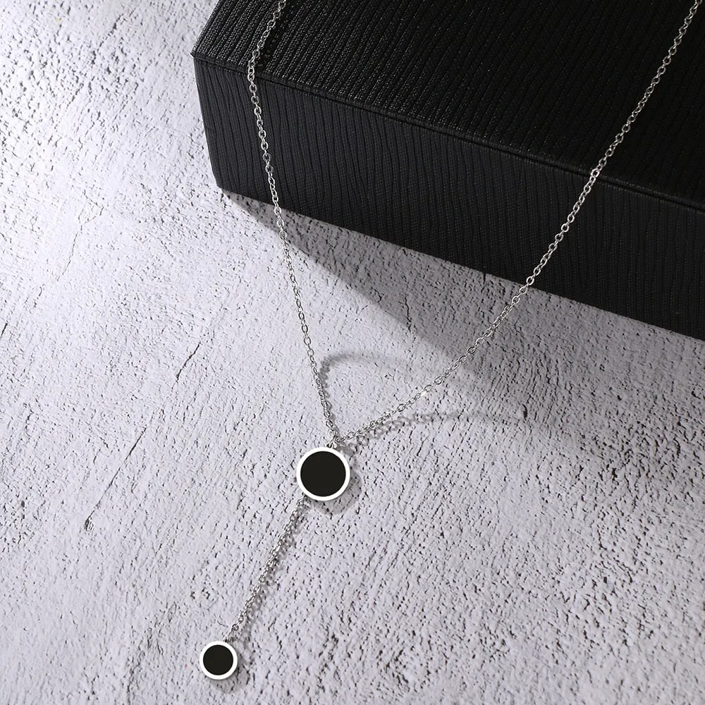Round Minimalist Light Luxury Necklace