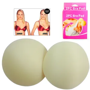 Round Women Foam Top Push Up Bra Pad Insert Breast Enhancer Bikini Swimwear 1Pk
