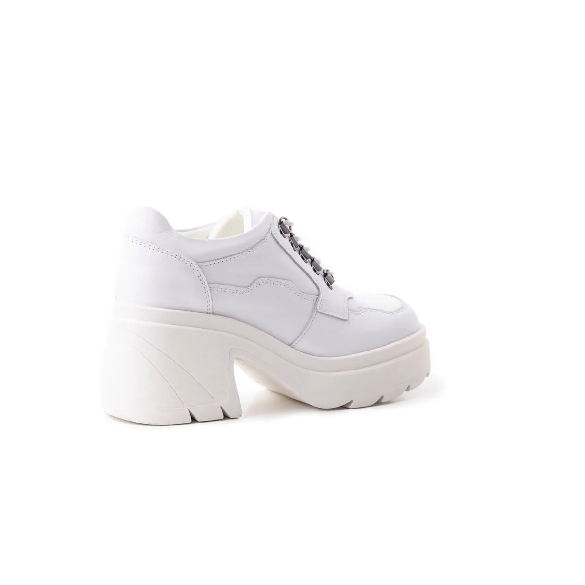 Rowdy White Leather