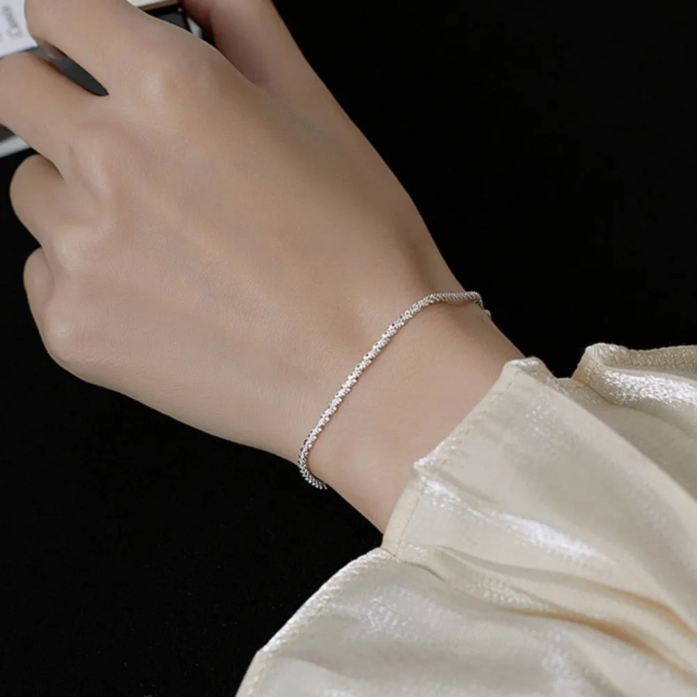 Simple Shiny Minimalist Charm Bracelet