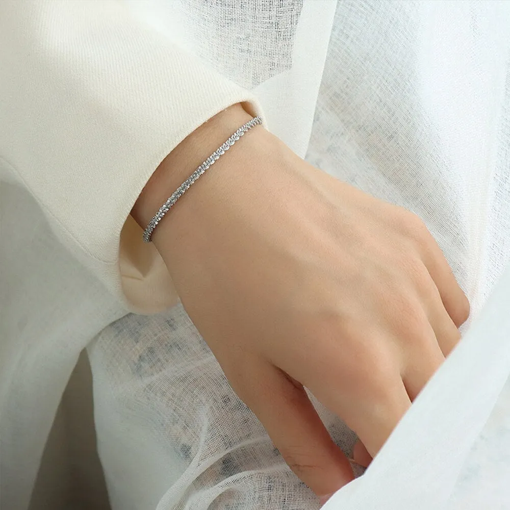 Simple Shiny Minimalist Charm Bracelet